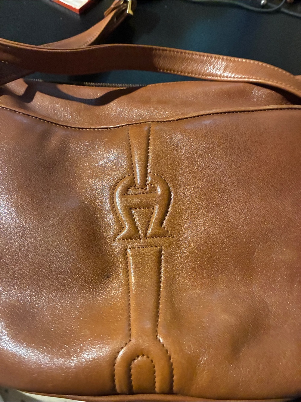 Etienne Classic Brown Leather Shoulder Bag